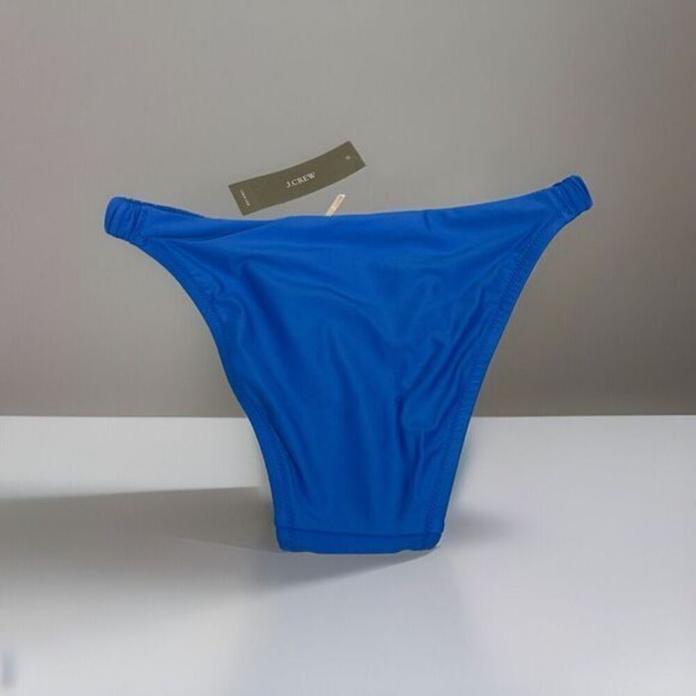 J. Crew Women's Blue Scrunchie Strap Bikini‎ Bottom size XL